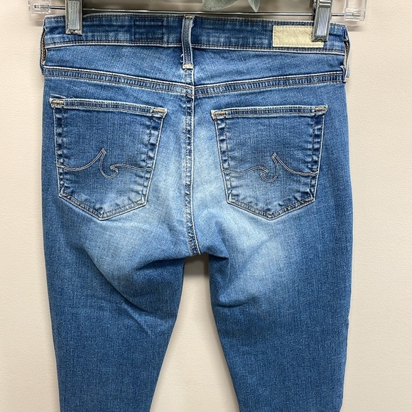 AG Adriano Goldschmied The Middi Ankle Mid Rise Legging Ankle Denim Jeans 24R - Picture 6 of 16